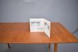 Hans Wegner design vintage teak and oak dining table model AT310 - view 3