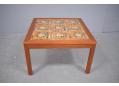 Teak coffee table with removable legs in solid teak