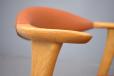 Vintage oak frame carver chair model 49B designed 1952 by Erik Kirkegaard