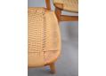 Sweeping teak back rest provides excellent support.