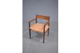Vintage model 418a armchair in rosewood and leather seat produced 1961 by Sibast 
