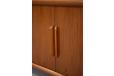 Dyrlund Smith teak media cabinet with tambour doors - view 11