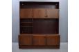 Danish storage wallunit ideal for use as a media cabinet.