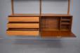 Vintage teak modular 2 bay ROYAL system by Poul Cadovius - view 6
