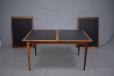 Grete Jalk dining table in vintage rosewood and black formica - view 2