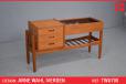 Teak 3 drawer planter designed by Arne Wahl Iversen  - view 1