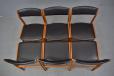 Set of 6 vintage teak dining chairs produced by Dyrlund Smith - view 8