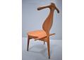Stunning vintage VALET chair with oak and teak frame