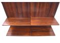 Lockable rosewood cabinet with drop-front for 
