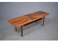 Edvard Valentinsen rosewood lounge table | Diamond pattern top - view 2