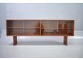 4 glass sliding door sideboard / display cabinet by Kurt Ostervig.
