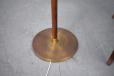 Vintage floor lamp in brazilian rosewood and brass - view 10