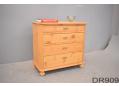 Antique 4 drawer pine chest | Mid 1800s