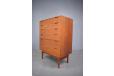 Large vintage chest of drawers produced 1965 by Svend Langklide for sale 
