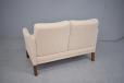 Very small but comfortable 2 seat sofa made by Bundgaard in cream woollen fabric - view 9