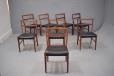 Bernhard pedersen & son produced vintage dining chairs in rosewood from 1965