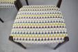 Multi colour and pattern fabric seat upholster is recently been added by previous owner
