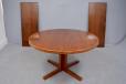 Model HM25 55 pedestal table in vintage rosewood design by John Mortensen