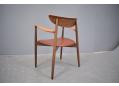 1965 design curved armchair by Harry Ostergaard for Randers Mobelfabrik.