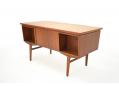 1960s teak desk with rear storage | 7 drawers - view 10