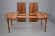 Extended using the 1 of 2 extra leaves. Designed by Johannes Andersen