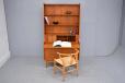 Teak writing desk wall unit with sliding doors | Johannes Sorth - view 2