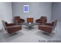 Arne Jacobsen armchair model 3300 | brown leather