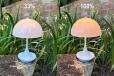 Verner Panton design Panthella 160 V3 portable table lamp | Opal Blue - view 7