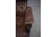 Vintage ox leather armchair with adjustable seat - view 6