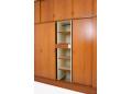 Tage Falsig design teak wardrobe with sliding doors. 