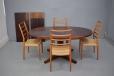 Oval rosewood dining table with pedestal leg | Dyrlund - view 2