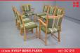 Set of 8 oak frame farmhouse dining chairs | Nyrup Mobelfabrik - view 1