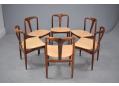 Model Juliane dining chairs by Johannes Anderse, set of 6