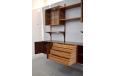 Vintage modular shelving system designed 1960 by Poul Cadovius