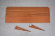 30cm deep vintage teak shelf | PS SPARES - view 8