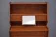 Midcentury danish vanity dresser with pullout desk 