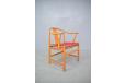 Vintage beech frame CHINA chair with woven papercord seat - Hans Wegner 1945