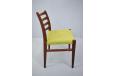 Vintage ladder back teak frame dining chair | New Upholstery - view 7
