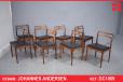 8 rosewood dining chairs model 94 by Johannes Andersen - view 1
