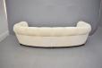 Midcentury Danish design curved sofa made by Danish Cabinetmaker for sale