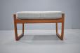 Peter Hvidt & Orla Molgaard design vintage teak foot stool - view 2