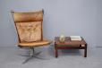 High back FALCON easy chair designed by Sigurd Ressell and produced by Westnofa, Norway