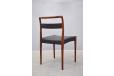 Set of 4 rosewood frame Dining chairs designed 1960s by Kai Kristiansen for Oddense Maskinsnedkeri