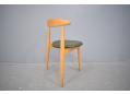 1952 design single Hans Wegner dining chair in beech.