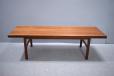 Rectangular coffee table made in Denmark using brazilian rosewood