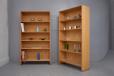 Matched pair of light oak boocases available - Hans Wegner design