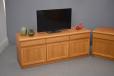 1970s design teak sidebaord with 3 doors produced by Chr Linneberg