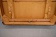 Small teak dining table with 2 pull out leaves - view 9