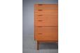 Svend Langkilde design teak chest of 6 drawers produced 1965 by Langklide Mobler