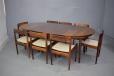 Vintage dining table in rosewood produced by Skovmand & Andersen